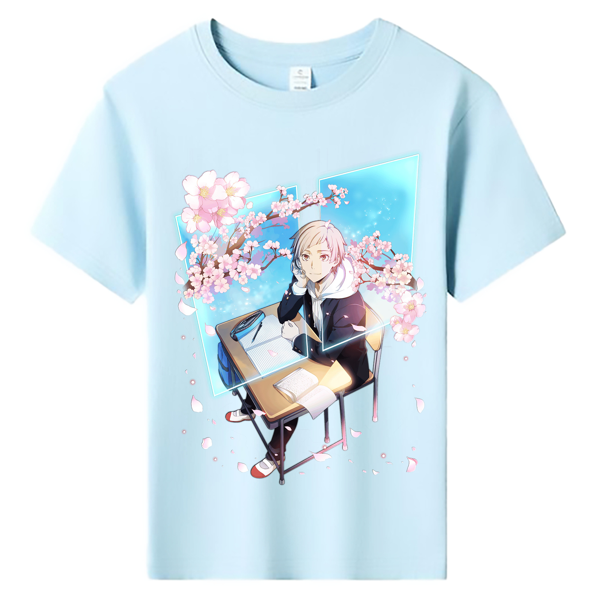 （画像用） 文豪ストレイドッグス Bungo Stray Dogs 綿100％キッズTシャツ（フロントプリント）